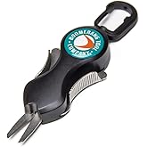 Boomerang Tool Company Snip Fishing Line Cutters with Retractable Tether and Stainless Steel Blades That Cut Braid, Mono and 