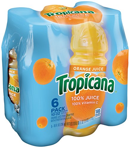 Tropicana Orange Juice, 10 Ounce (Pack of 6)