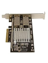 startech 2 puertos PCI Express 10 GBase T Ethernet tarjeta de red con Intel X540 Chip (st20000spexi), Negro