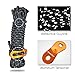 GEERTOP Reflective Guylines 4mm Lightweight Camp Ropes Tent Cords with Aluminum Adjuster Tensioner for Outdoor Camping Hiking Backpacking Survival Gear