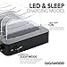 GiGAWOOD Charging Station for Multiple Devices with Bonus 8 USB Cable, LED Desktop Organizer, 6-Port 60W 12A Certified Quick 3.0 Charger Dock for iPhone iPad Cell Phones Tablets Electronics, Black