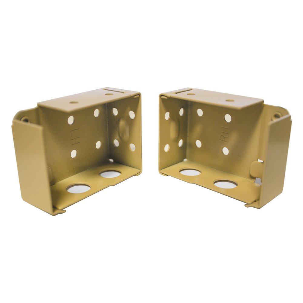 Low Profile Box Mounting Bracket Set for Window Blinds