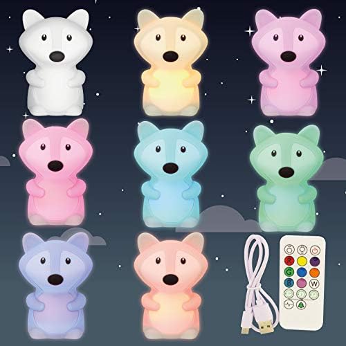Ulysse Fox Night Light, White - Image 3