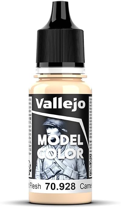 Vallejo VJ70928 Model Color Light Flesh 17 ml Acrylic Paint