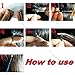 CCbeauty Professional Microlinks Hair Extension Tool Pliers Hook Needle With 500PCS 5mm Micro Silicone Rings Beads