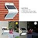 Solar Motion Sensor Lights Outdoor, WEBSUN 20 + 4 LEDs Solar Powered Outside Security Lights Wall Lights