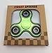SMAZ LIFE Anti-Anxiety Fidget Spinner Toy Helps Focusings EDC Focus Toy for Kids & Adults - Best Stress Reducer Relieves ADHD Anxiety and Boredom Ceramic Cube Bearing Plating Green