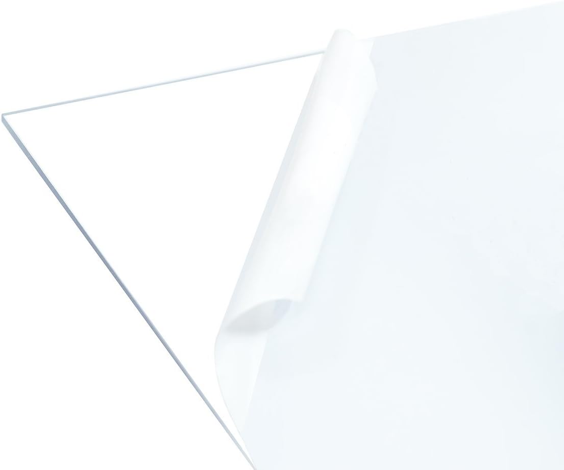 Clear / Transparent Polycarbonate Sheet 16" x 16" x 0.125" (1/8)