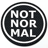 Artistic Reflection Not Normal - Magnetic Grill Badge For MINI Cooper