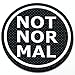 Artistic Reflection Not Normal - Magnetic Grill Badge For MINI Cooper