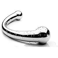 Pure G Spot Metal Wand Anal Prostate Massage Stick Polished Steel Massager Hard Dildo 698 G