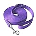 Siumouhoi Dog/Puppy Obedience Recall Training Agility Lead - 15ft Long Training Leash，3/4in Wide - Great for Play, Camping, or Backyard (15Feet, Purple)