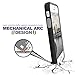 LoHi iPhone 5s/5/Se Case, [Extra Front Raised Lip] Hybrid Impact 3 Color Shockproof Rugged Soft TPU Hard PC Bumper Cover - Grey