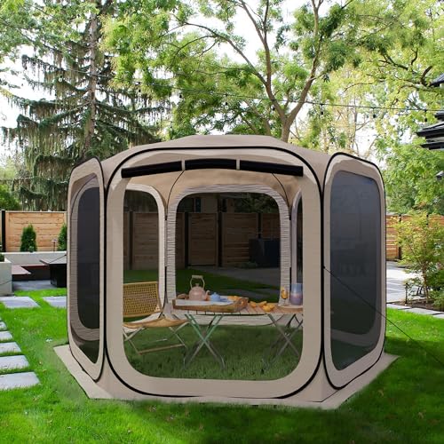 HOOYEAH 12x12 Pop-up Screened Tent Review: Instant Portable Gazebo with Mosquito Net image 15