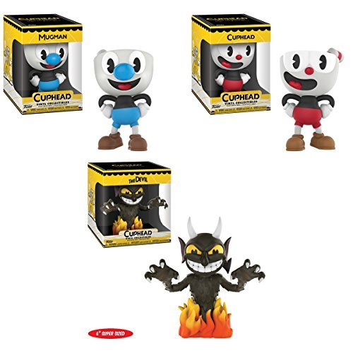 Funko Vinyl Figures Cuphead - Cuphead, Mugman and The Devil 6