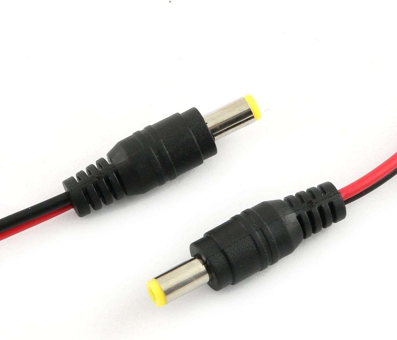 Cavo Alimentazione DC Pigtail 5.5x2.1mm 14 AWG 0.5m Per CCTV E LED (2 Pezzi)