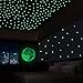 DUOFIRE Glow In The Dark Stars Wall or Ceiling Stickers,3D Glowing Ultra Bright Stars of 216Pcs And 1 Full Moon,Perfect For Kids Bedding Room or Birthday Gift,Beautiful Wall and Ceiling Decors