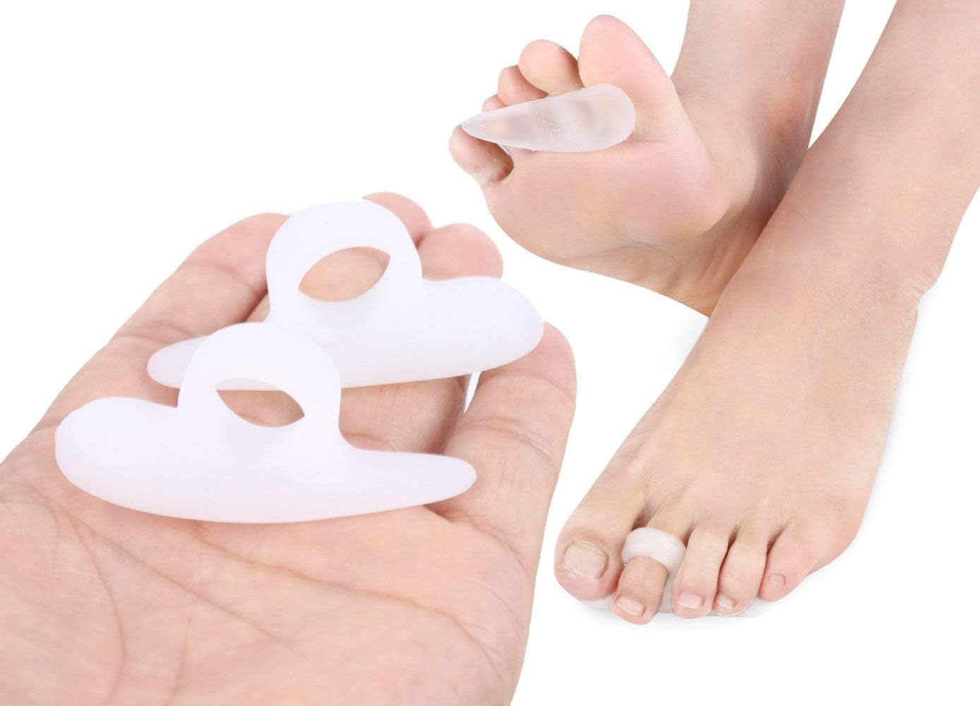 Set of 4 Toe Separators Spreader Set Toe Pad Toe Protector Instant Pain Relief in Toe Area Kit for Treating Hammer Toes - Image 3