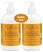 Shea Moisture Raw Shea Butter Restorative Conditioner w/ Sea kelp & argan Oil - Dry, Damaged Hair - Sulfate Free & Color Safe - Value Double Pack - Qty of 2 Each