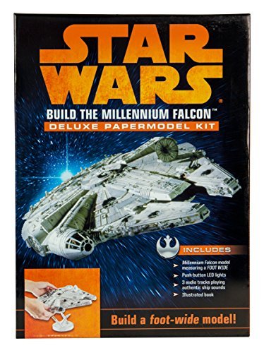 Lucas Films Build Your Own 3D Paper Figure From Star Wars Diy Construction Kit For All Ages (Millennium Falcon)