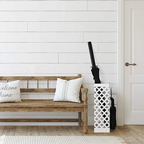 image for Liheya Metal Umbrella Stand Rack Free Standing Umbrella Holder with Dr