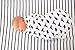 Premium Fitted Cotton Crib Sheet/Toddler Sheet City Black and White Stripes by Copper Pearl