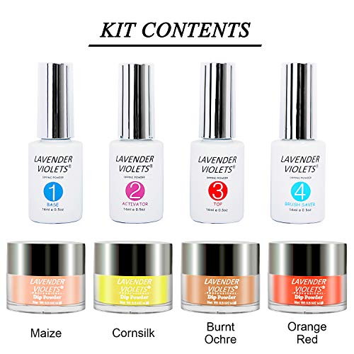 Dip Powder Nail Kit (NudeOrangeYellow) Pricepulse