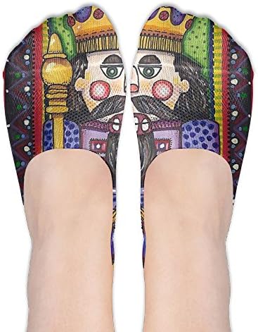 Womens Cute Soldier Figurine Nutcracker Printed Knee Socks Girls Kawaii Tube Socks Athletic Socks For Young,christmas Gifts
