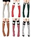 Gellwhu Girls Knee High Socks Gifts Cotton Mid Calf Long Boot Socks Stockings (6 Colors)
