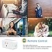 Lombex Smart Wifi Plug Socket Compatible With Alexa Google Home IFTTT Wifi Switch Outlet Wireless Remote Control Your Devices Anywhere,Timer Socket Switch For Your Household No Hub Required 2 Packs