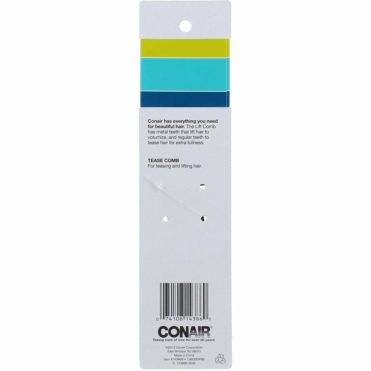 CONAIR Lift Comb, 3.2 Ounce