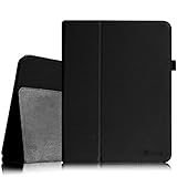 Fintie iPad 1 Folio Case - Slim Fit Vegan Leather Stand Cover with Stylus Holder for Apple iPad 1st Generation, Black