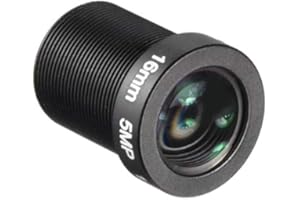 uxcell 16mm 5MP F2.0 FPV CCTV Camera Lens Wide Angle for CCD Camera
