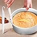 Cake Decorating Supplies 9 Inch Springform Round cake pans 24 Piping Nozzles Cake Stand 11 Inch Cake Turntable,2 Icing Spatula and 3 Icing Smoother,Pastry Bag,Cutter,Flower Lifter,Cheese spatula