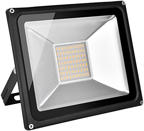 50W LED Flood Lights,5000LM Super Bright Work Lights, Cold White 2800-3200K, Outdoor and Indoor IP65 Waterproof Wall Lights Security Light for Garage, Garden, Lawn, Yard by Coolkun