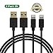 Lightning Cable,Ancerson (2 Pack) 3ft Lightning to USB Cable iPhone Charger Cable for iPhone 5/5S/5C 6/6S 7 Plus iPad mini/Air/Pro iPod touch 5 (Black)
