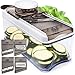 HomeNative Adjustable Mandoline Slicer - 5 Blades, Dishwasher Safe, Plastic