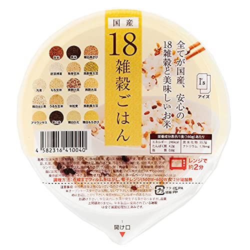 アイズ 国産18雑穀ごはん 160g×12個商品画像