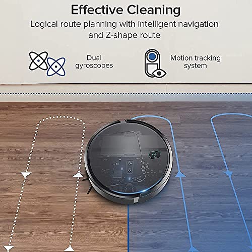 Robot Vacuum Cleaner, Tangle-free Suction , Slim, Robotic Vacuums Cleaner with Self-Charging, Ideal For Pet Hair, Hard Floor and Low Pile Carpet