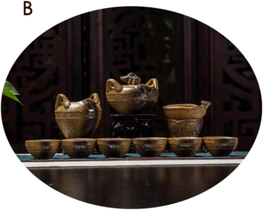 Dehua China Ceramics Ceramic stoneware kiln in China Kung Fu tea set 9 Pack, b models