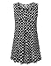 BAISHENGGT Sleeveless Tunic, Womens Layered Scoop Neck Flare Hem Soft Pleat Back Blouse Loose Leggings Tank Tops Polka Dots XXL