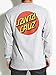 NHS Santa Cruz Classic Dot Men's Long Sleeve T-Shirts,Ath Heather,Large