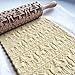Embossing rolling pin Christmas Wooden embossing rolling pin with Christmas Symbols Cookie Cutter Used by Bakers Cooks for Pasta Cookie Dough Pastry Bakery Pizza Fondant Chapati