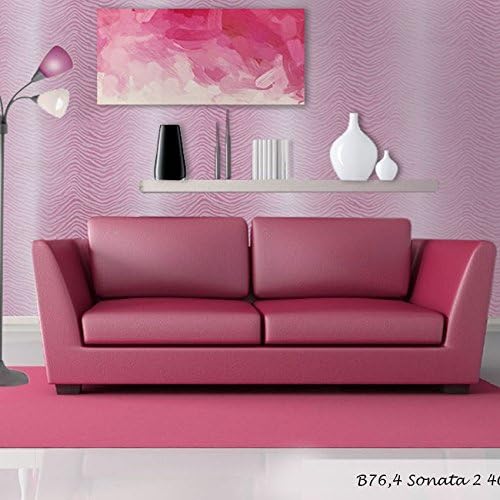 Slavyanski European double roll wallcovering Wallpaper wall paper decal decor coverings textured lines pink embossed Flocking Waves pattern patterned 3D modern textures stripes silver sparkle glitters