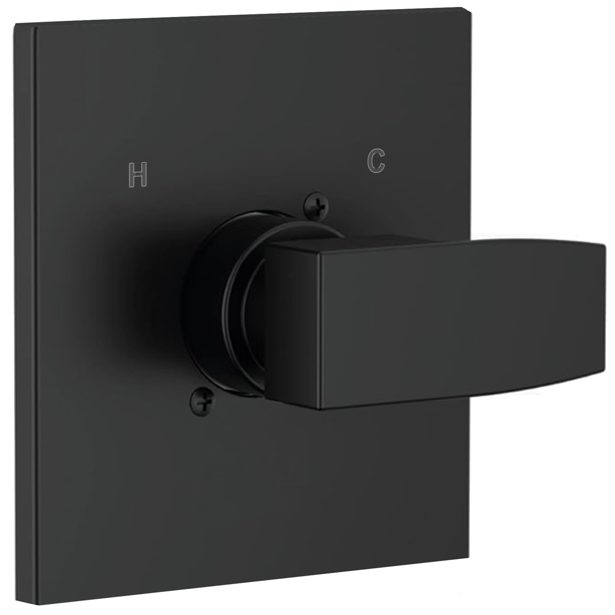 Photo 1 of Replacement for Delta 13/14 Series Shower Valve Trim Kit, Black Shower Handle Set for Delta R10000 Valve, (Cartridge and Valves Not Included), Matte Black