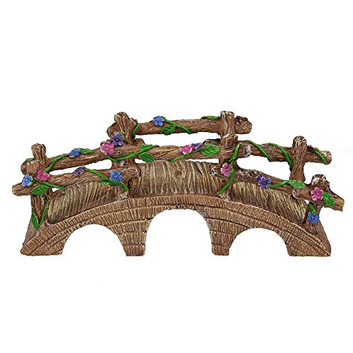 NW Wholesaler - Fairy Garden Collection - Bridge with Vines & Flowers (1) - Thumbnail 3