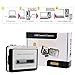 ETvalley Portable Cassette Recorder to USB MP3 Converter Tape-to-MP3 Player Converter -Tape Player--No Drivers Needed-Adding Headphones Color Grey