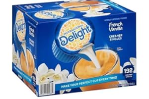 International Delight French Vanilla, 192 Count Single-Serve Coffee Creamers, Special Value 1 Pack=set of 2
