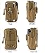 ZY Universal Outdoor Tactical Holster Military Molle Hip Waist Belt Bag Wallet Pouch Purse Phone Case with Zipper for iPhone 7 6s Plus 5S Samsung Galaxy S7 S6 LG HTC and More (Khaki)