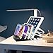 USB 4 Port Charging Station, Organizer for Multiple Devices Smart Compact Desktop Universal Phone Charger Station - Compatible with Smartphone | Cables Included